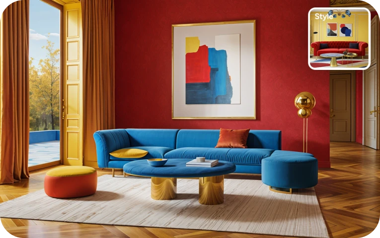 After: Enhance Your Space with AI-Generated Style Transfers