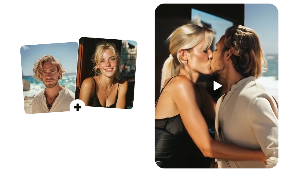 Generate Romantic Kiss Videos with AI Kiss Generator