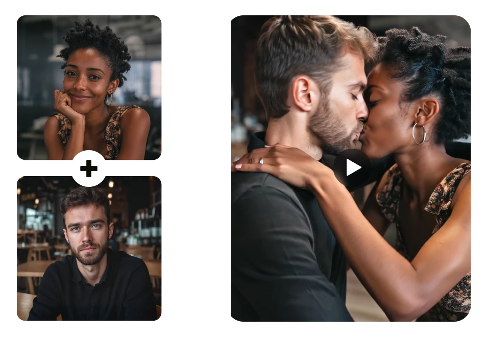 AI Kissing Generator for People Kissing & Couple Photos