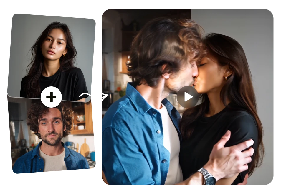 Create AI Kissing Videos and Photos Free